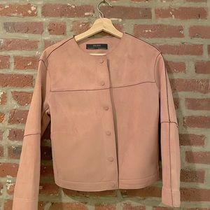 XS blush pink jacket